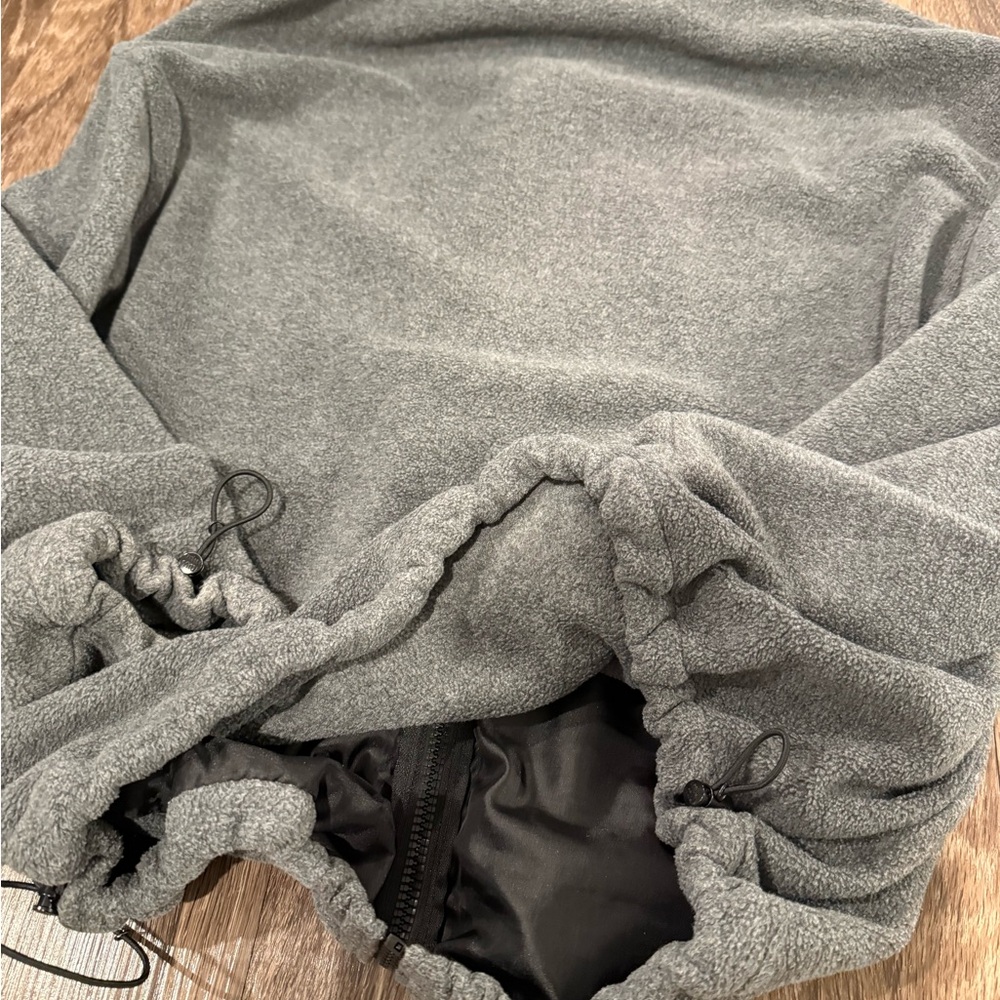 Miu Miu Gray Fleece Jacket - Picture 5 of 5